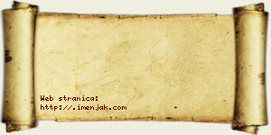 Jasmina Veles vizit kartica